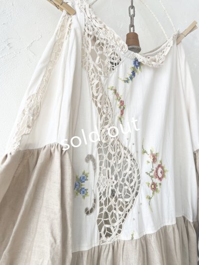 画像3: shizuka's／アンティークレースのワンピース