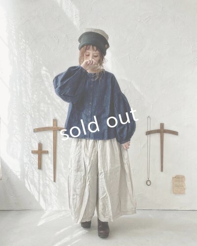 画像7: ubasoku/0515 ボリュームワイドパンツ・生成り