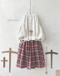 ubasoku/0401 パフ袖ブラウス・オフ