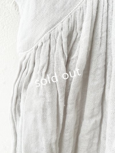 画像7: かやの日常着/ギャザードレス・ぎんねず