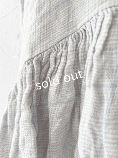 画像6: SO/2wayギャザーワンピース・グレーチェック