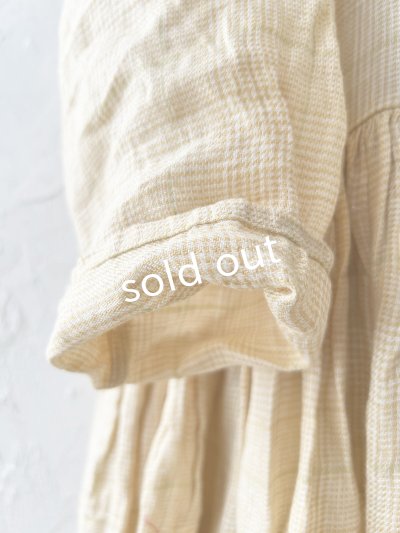 画像3: SO/2wayギャザーワンピース・イエローチェック