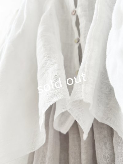 画像7: かやの日常着/バルーンブラウス・しろ