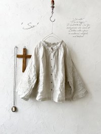 SO／２wayスモックブラウス・ナチュラル