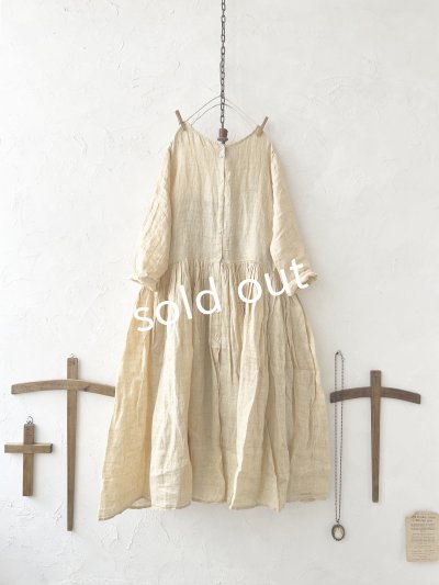 画像6: SO/2wayギャザーワンピース・イエローチェック