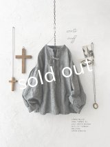 sorte cuff/レースアップリボンプルオーバー・ブラック