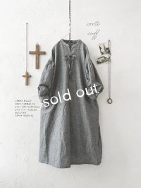 sorte cuff/レースアップリボンワンピース・ブラック