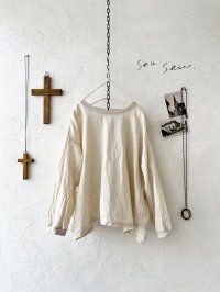 seasew.／バルーンリブプルオーバー・生成り