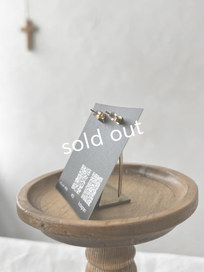 画像4: sorelle/真鍮のピアス・スクエア