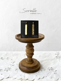 sorelle／真鍮のピアス・スクエア