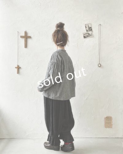 画像11: sorte cuff/レースアップリボンプルオーバー・ブラック