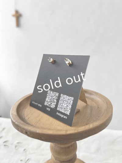 画像4: sorelle／真鍮のピアス・リーフ