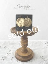 sorelle／真鍮のピアス・サークル