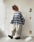 画像8: MARCHE' DE SOEUR/ギャザープルオーバー・ブルーチェック (8)