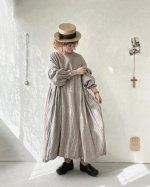 画像13: MARCHE' DE SOEUR/サイドタックワンピース・ベージュ (13)