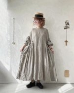 画像12: MARCHE' DE SOEUR/サイドタックワンピース・ベージュ (12)