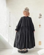 画像10: MARCHE' DE SOEUR/ターシャのワンピース・黒 (10)