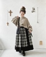 画像10: MARCHE' DE SOEUR/種蒔ポケットスカート・フォレスト (10)