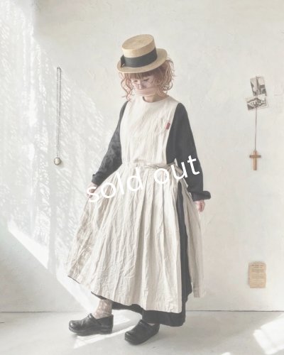 画像12: MARCHE' DE SOEUR/タブリエワンピース・生成り