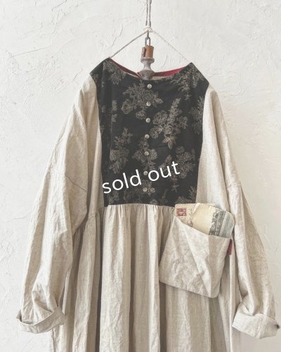 画像2: MARCHE' DE SOEUR/ターシャのワンピース・生成り