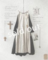 MARCHE' DE SOEUR／タブリエワンピース・生成り