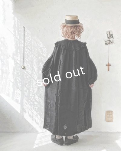 画像5: ubasoku/ヨークフリルワンピース・黒