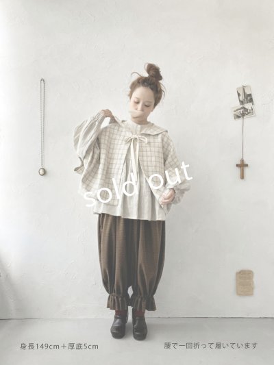 画像10: MARCHE' DE SOEUR/ミュゲットパンツ・生成り