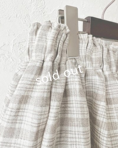 画像5: MARCHE' DE SOEUR／ミュゲットパンツ・ベージュチェック