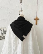画像2: MARCHE' DE SOEUR／ストール・黒 (2)