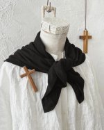 画像3: MARCHE' DE SOEUR／ストール・黒 (3)