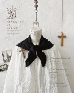 画像1: MARCHE' DE SOEUR／ストール・黒 (1)