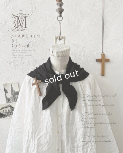 画像1: MARCHE' DE SOEUR／ストール・黒