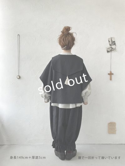 画像13: MARCHE' DE SOEUR／ミュゲットパンツ・黒