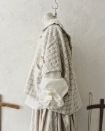 画像9: MARCHE' DE SOEUR／セーラ襟のタッセルちびジャケット・ベージュチェック (9)