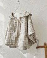 画像5: MARCHE' DE SOEUR／セーラ襟のタッセルちびジャケット・ベージュチェック (5)