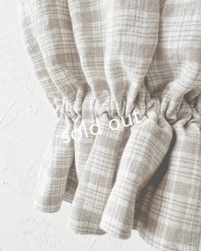 画像8: MARCHE' DE SOEUR／ミュゲットパンツ・ベージュチェック