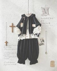 MARCHE' DE SOEUR／セーラ襟のタッセルちびジャケット・黒