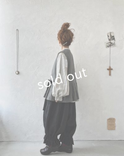 画像10: MAGALI /カシュクールジレ・アッシュグレー