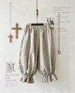 画像1: MARCHE' DE SOEUR／ミュゲットパンツ・ベージュチェック (1)