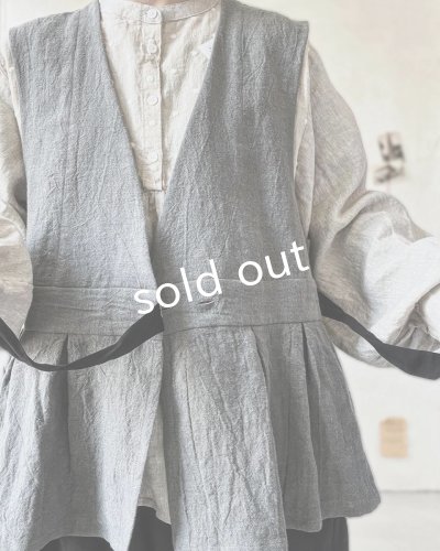 画像11: MAGALI /カシュクールジレ・アッシュグレー