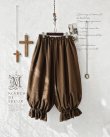画像1: MARCHE' DE SOEUR／ミュゲットパンツ・ブラウンチェック (1)