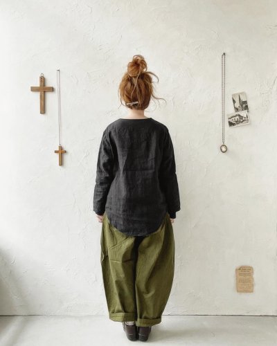 画像8: seasew.／フレンチリネンヘンリーネックプルオーバー・オフ