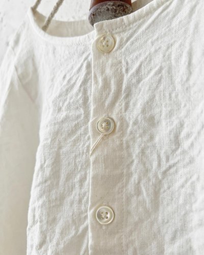 画像3: seasew.／フレンチリネンヘンリーネックプルオーバー・オフ