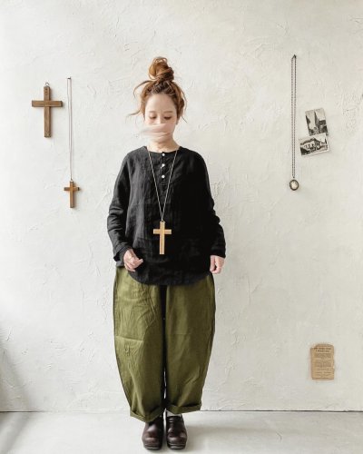 画像7: seasew.／フレンチリネンヘンリーネックプルオーバー・オフ