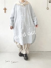 seasew.／フレンチリネンチュニック・アイスグレー