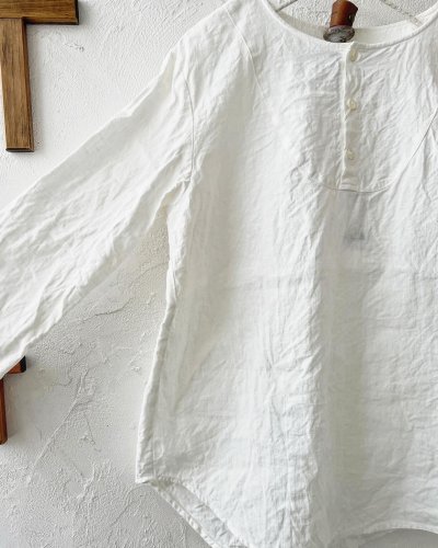 画像4: seasew.／フレンチリネンヘンリーネックプルオーバー・オフ