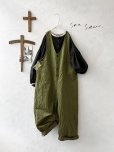 画像1: seasew.／オーバーオール・オリーブ (1)