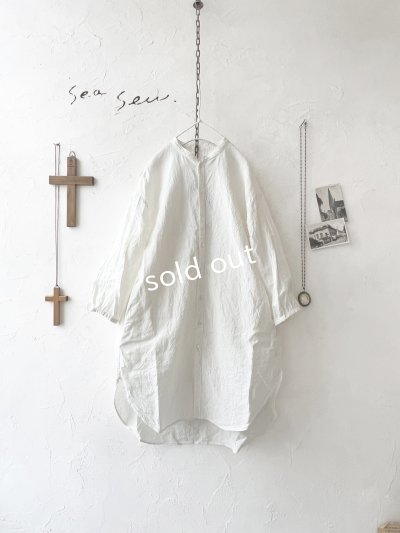 画像1: seasew.／フレンチリネンチュニック・オフ