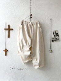 seasew.／オックスコクーンパンツ・生成り