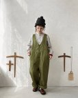 画像2: seasew.／オーバーオール・オリーブ (2)